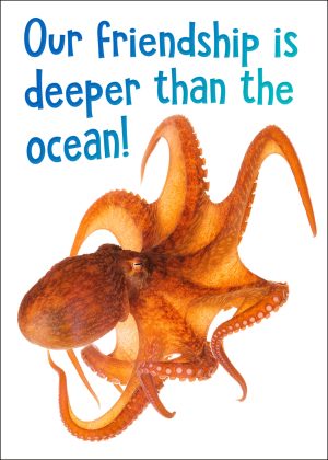 Octopus Friendship Card