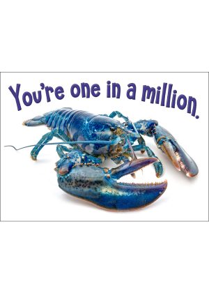 Blue Lobster Friendship Card